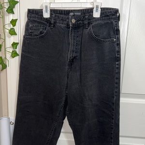 Zara black mom jeans